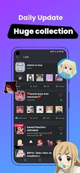 +999K Anime Stickers WASticker 10.0.2 APK MOD Полная бесплатная загрузка