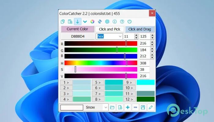 ColorCatcher 3.2 Tam Sürüm Aktif Edilmiş Ücretsiz İndir