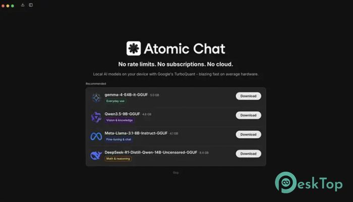 Download Atomic Chat 1.1.104 Free Full Activated