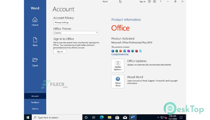 下载 Windows 10 Pro 21H1 21H1 10.0.19043.1023 With Office 2019 免费