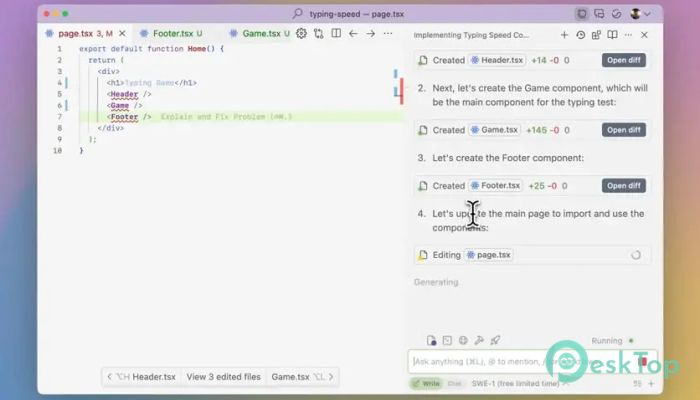 Windsurf Editor 1.12.36 Tam Sürüm Aktif Edilmiş Ücretsiz İndir