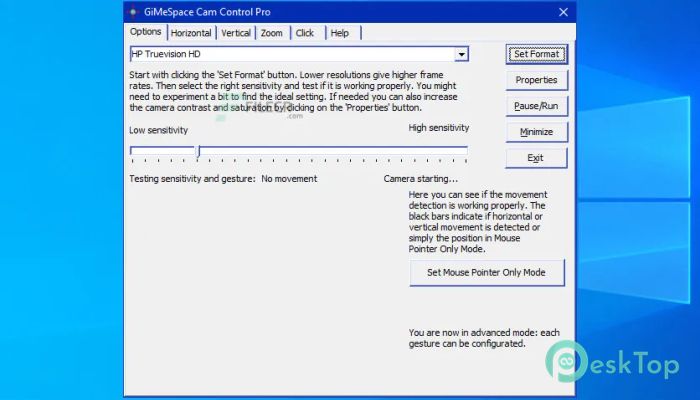 GiMeSpace Cam Control Pro 2.2.0.27 Tam Sürüm Aktif Edilmiş Ücretsiz İndir