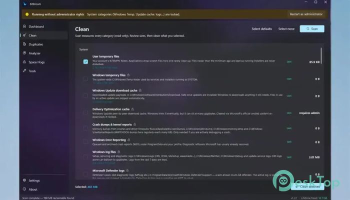 Download BitBroom Cleaner 1.2.5 Free Full Activated