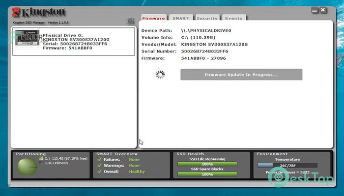  تحميل برنامج Kingston SSD Manager 1.5.3.3 برابط مباشر