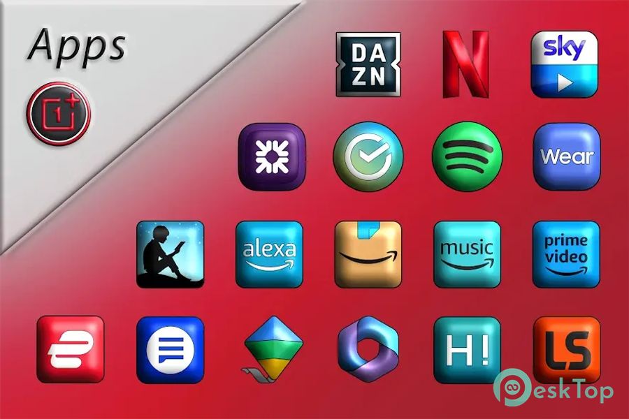 Télécharger Oxigen 3D - Icon Pack 31.7 APK MOD Gratuitement et Complet