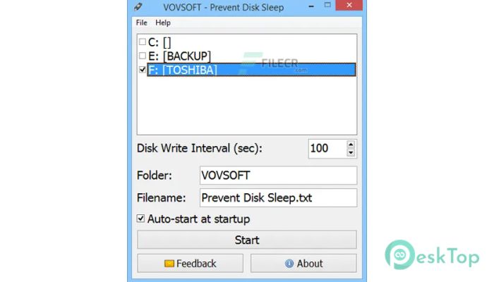 Download VovSoft Prevent Disk Sleep  4.3 Free Full Activated