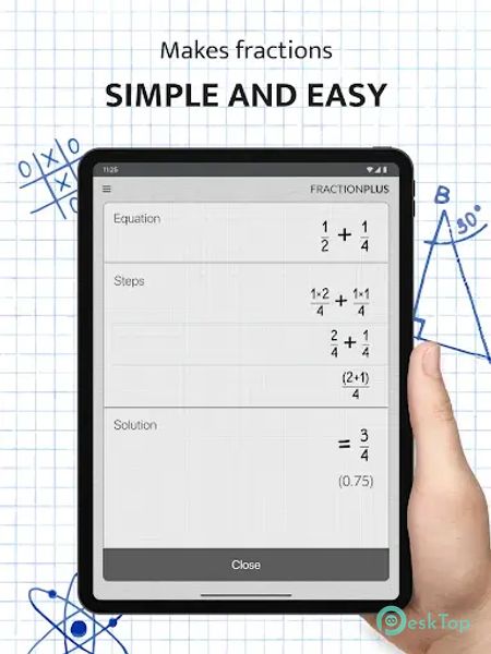 Télécharger Fraction Calculator Plus 6.0.2 APK MOD Gratuitement et Complet