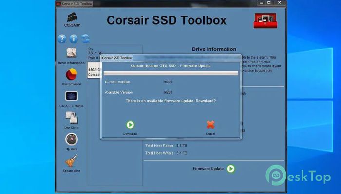 Corsair SSD Toolbox 1.2.6.9 Tam Sürüm Aktif Edilmiş Ücretsiz İndir