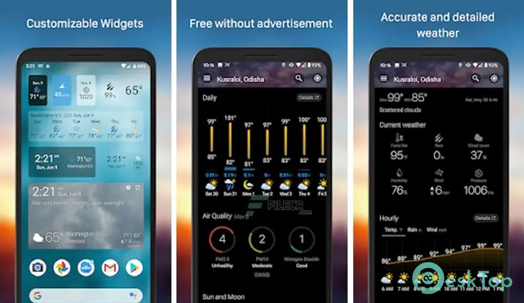 Weather & Widget - Weawow 6.3.4 APK MOD Полная бесплатная загрузка