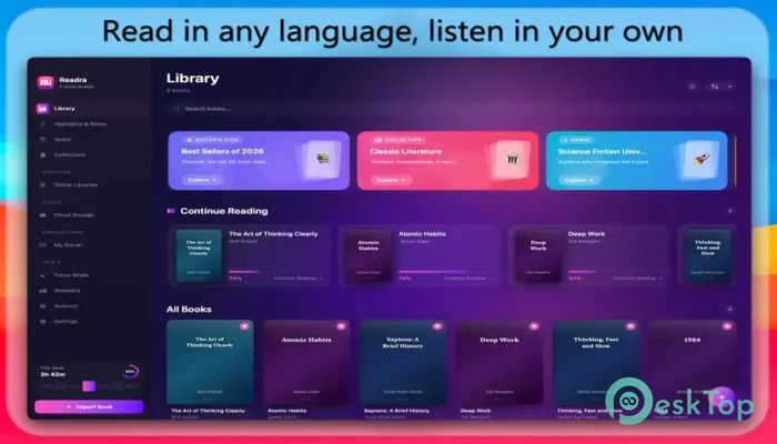 Readra Pro AI eBook Reader  1.10.0 Tam Sürüm Aktif Edilmiş Ücretsiz İndir