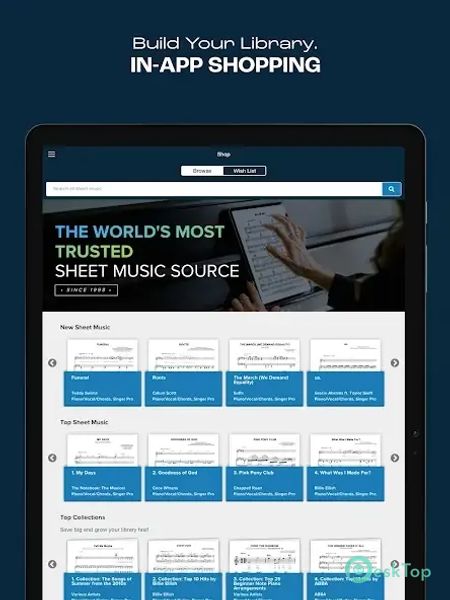 Musicnotes Sheet Music Player 2.25.4 APK MOD تحميل مجاني كامل