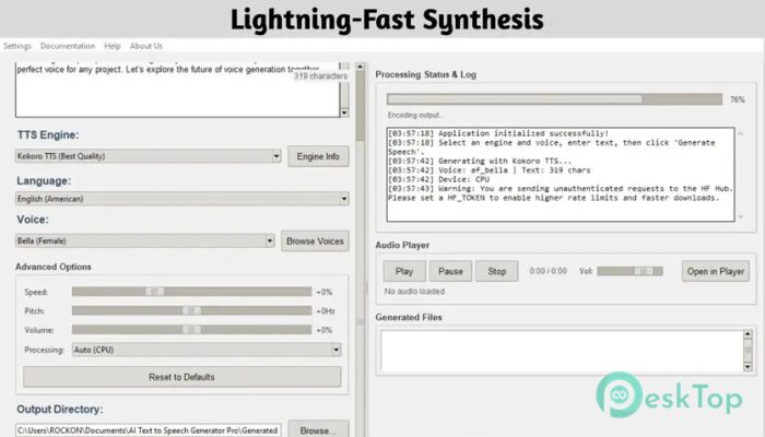 AI Text To Speech Generator Pro
