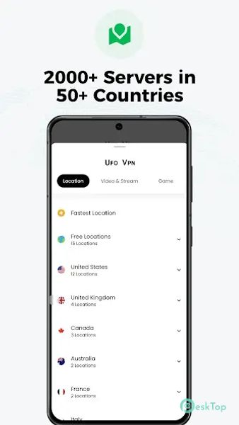 UFO VPN 2.1.1 APK MOD Полная бесплатная загрузка