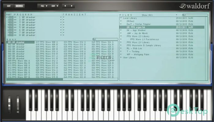 Скачать Waldorf PPG Wave v2.0.1 полная версия активирована бесплатно
