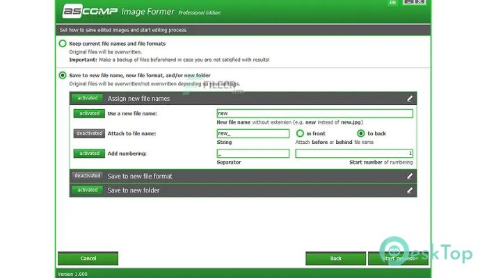 ASCOMP Image Former Pro 2.009 完全アクティベート版を無料でダウンロード