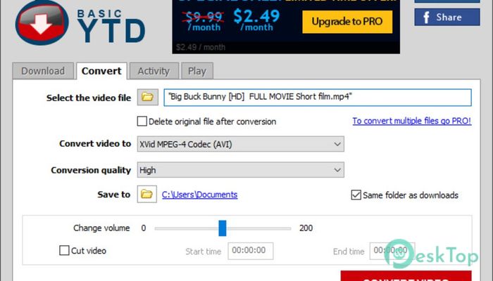 YTD Video Downloader Pro 7.6.2.1 free instals