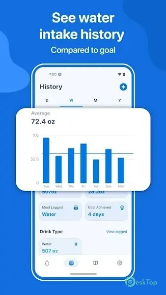 Water Tracker: WaterMinder app 5.4.26 APK MOD Полная бесплатная загрузка