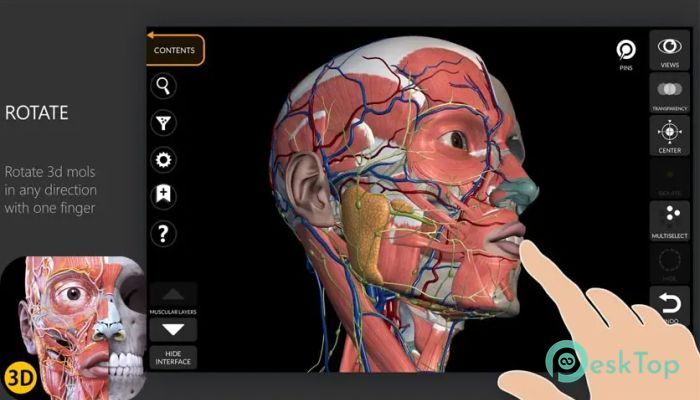 Anatomy 3D Atlas 1.0 Tam Sürüm Aktif Edilmiş Ücretsiz İndir