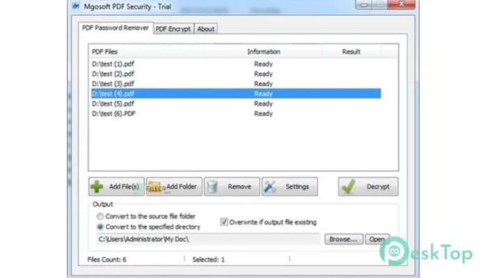 Mgosoft PDF Security 10.0.0 Tam Sürüm Aktif Edilmiş Ücretsiz İndir