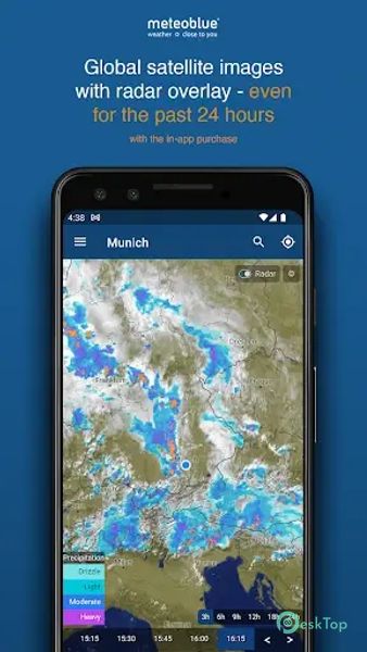 Meteoblue Weather & Maps 2.9.10 APK MOD Полная бесплатная загрузка