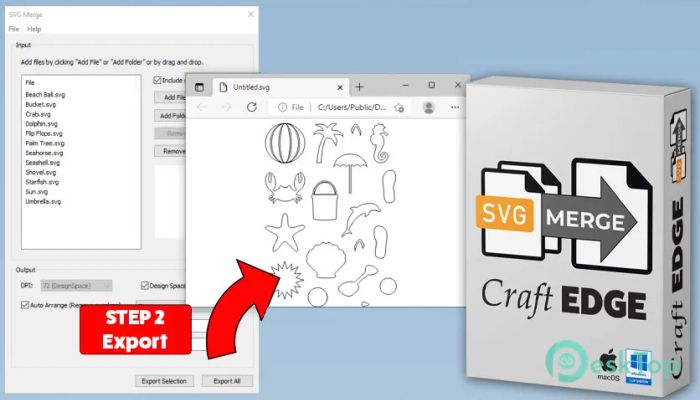  تحميل برنامج Craft Edge SVG Merge  1.007 برابط مباشر