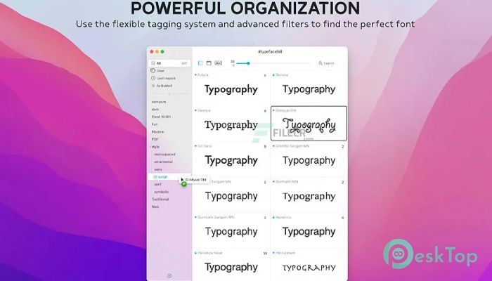 Typeface  3.6.0 Mac İçin Ücretsiz İndir