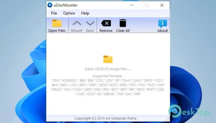 Télécharger uDiscMounter  24.7 Gratuitement Activé Complètement