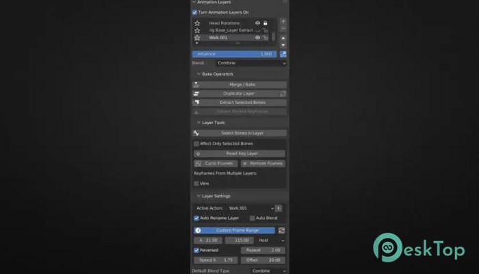 Blender Market - Animation Layers  2.2.6 Tam Sürüm Aktif Edilmiş Ücretsiz İndir