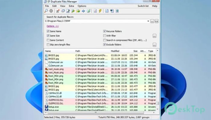 EF Duplicate Files Manager 1.0 Tam Sürüm Aktif Edilmiş Ücretsiz İndir