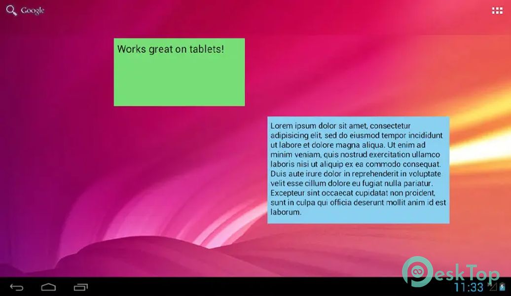 Simple Sticky Note Widget Plus