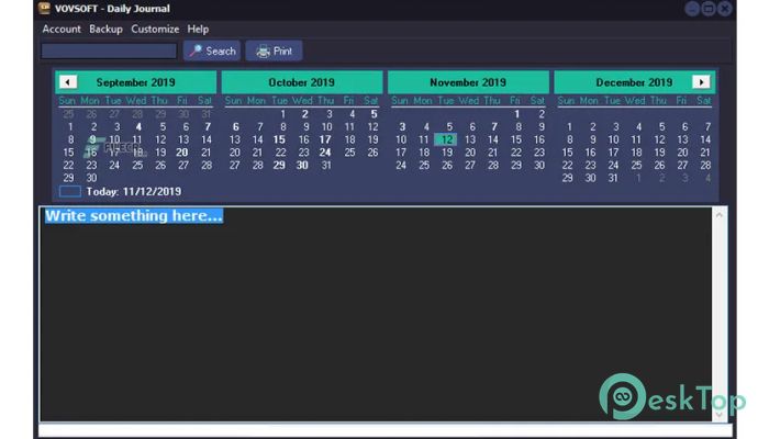 Download VovSoft Daily Journal  5.9 Free Full Activated