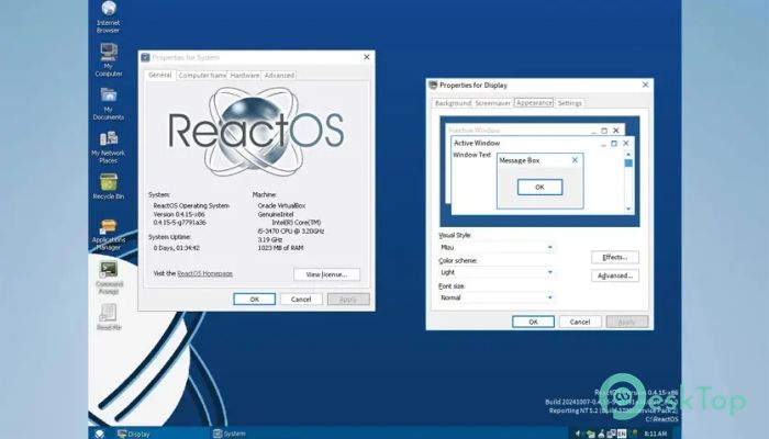 ReactOS 0.4.15 無料ダウンロード