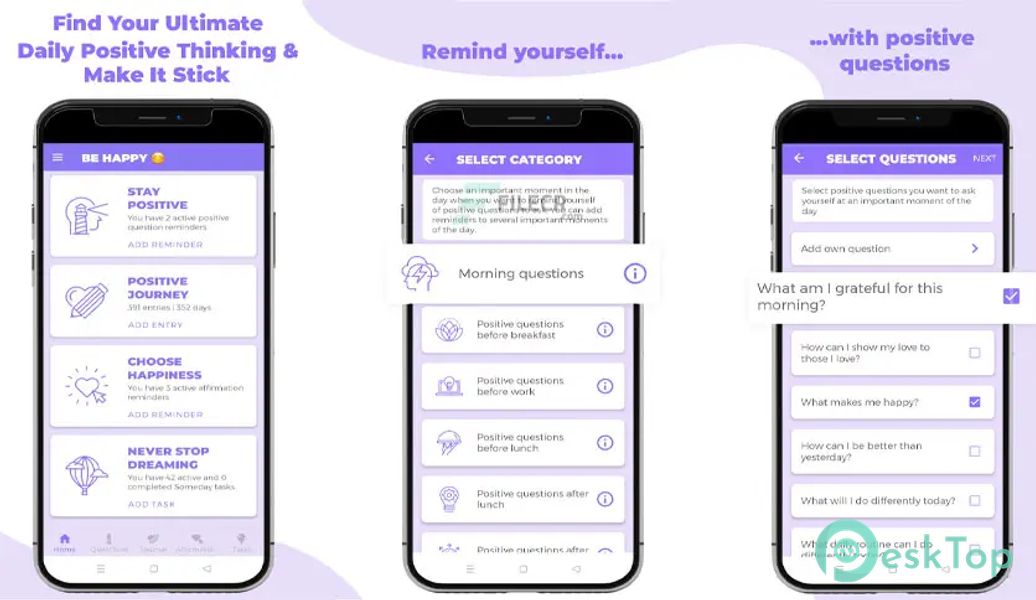 Daily Positive Focus v1.0.2 APK MOD Tam Ücretsiz İndir