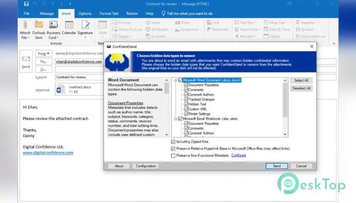 Download ConfidentSend 1.0.0 Free Full Activated