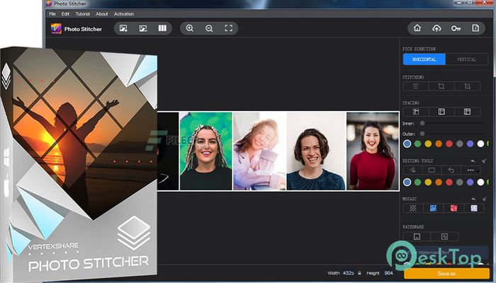  تحميل برنامج Vertexshare Photo Stitcher 2.0 برابط مباشر