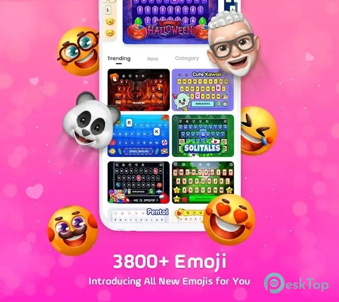 Emojikey: Emoji Keyboard Fonts 1.44 APK MOD Unlocked (Full) Free Download