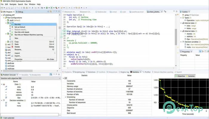 IBM ILOG CPLEX Optimization Studio / Deployment Entry Edition 22.1.0 Tam Sürüm Aktif Edilmiş Ücretsiz İndir