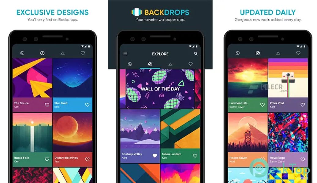 Backdrops - Wallpapers 6.5 build 307 APK MOD Unlocked (Full) Free Download