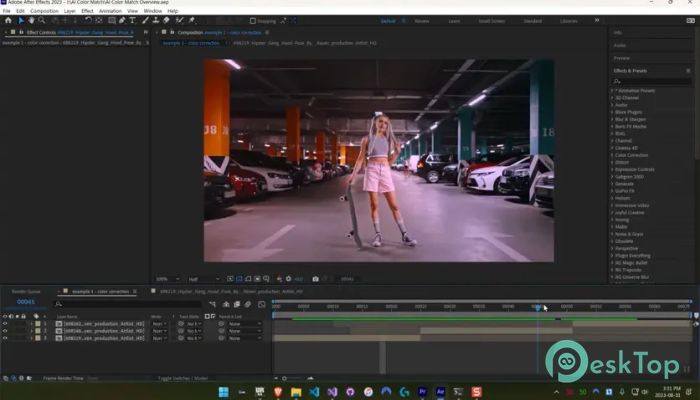 Télécharger Aescripts AI Color Match 1.3.5 for After Effects Gratuitement Activé Complètement