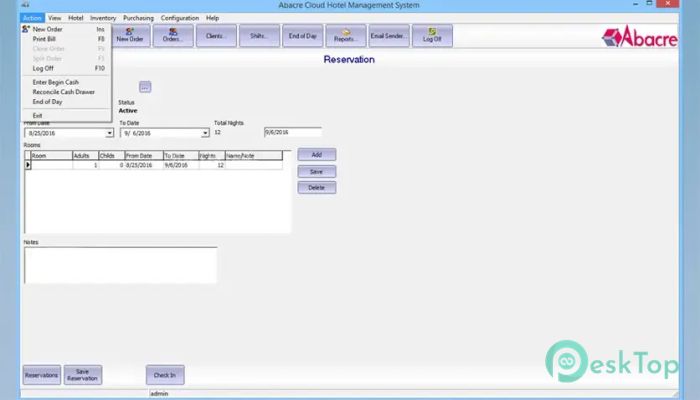 Download Abacre Cloud Hotel Management 1.0 Free Full Activated