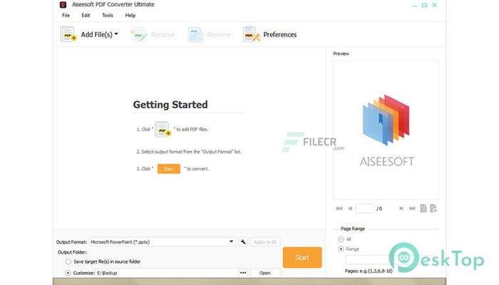 Скачать Aiseesoft PDF Converter Ultimate 3.3.52 полная версия активирована бесплатно