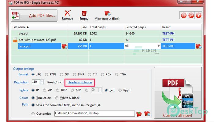 Download TriSun PDF to JPG 20.0 Build 081 Free Full Activated