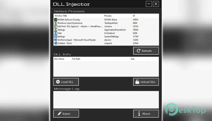 Скачать DLL Injector 1.0 полная версия активирована бесплатно