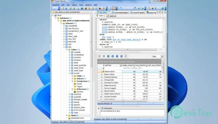 SQLMaestro Oracle Maestro 16.1.0.5 Tam Sürüm Aktif Edilmiş Ücretsiz İndir