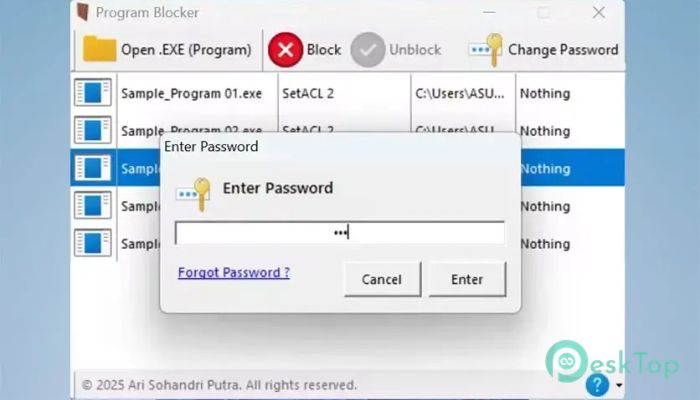 Скачать Program Blocker 1.0.03 полная версия активирована бесплатно