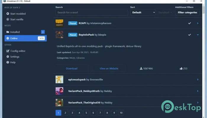 Descargar r2modman   3.2.14 Completo Activado Gratis