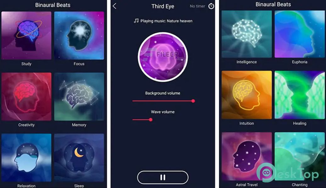 Binaural Beats – Study Music, Brain Waves v1.0.16 APK MOD Descarga gratuita completa