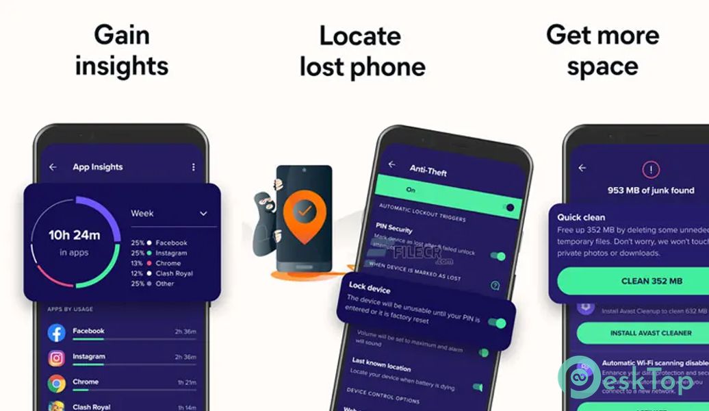 Avast Antivirus & Security 24.23.1 APK MOD Полная бесплатная загрузка