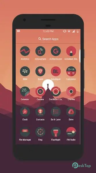 Sagon Circle - Dark Icon Pack 15.5 APK MOD Tam Ücretsiz İndir