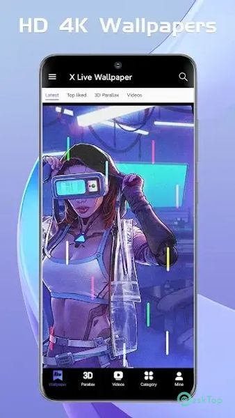 X Live Wallpaper - HD 3D/4D 5.0 APK MOD フル無料ダウンロード